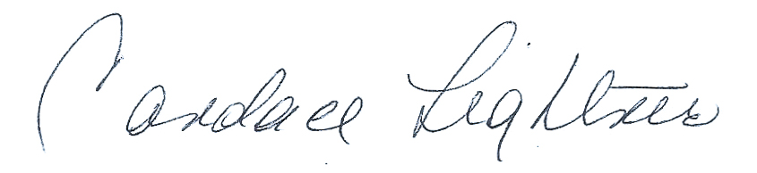 candace lightner signature