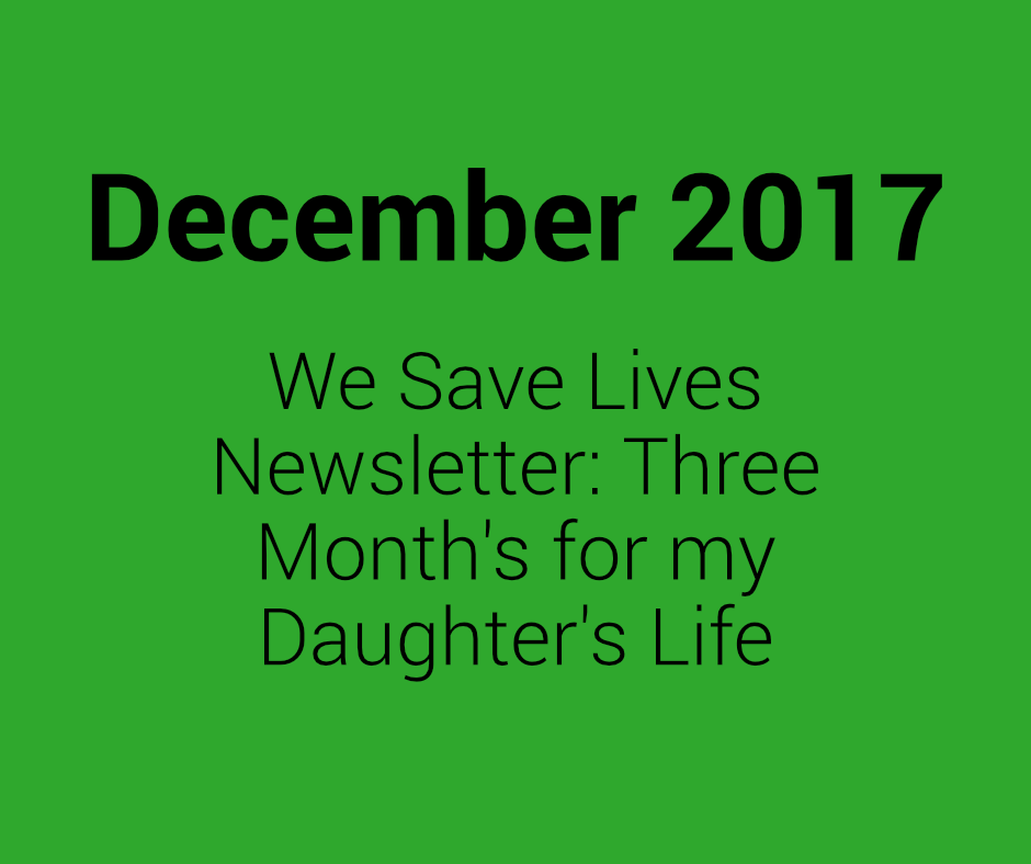Fall 2014 We Save Lives Newsletter