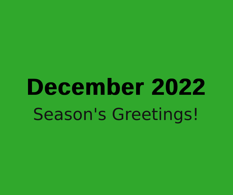 December 2022 We Save Lives Newsletter