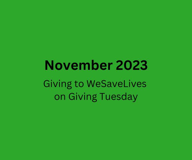 Oct 2023 We Save Lives Newsletter